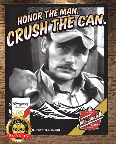 Narragansett beer jaws - jaws, quint